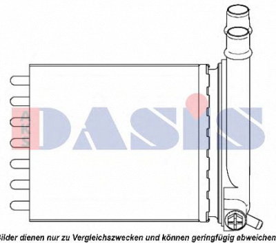 AKS DASIS 089006n -  Теплообменник, отопление салона